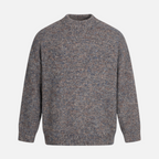 Valeniri | Men’s Mock Neck Jumper – Long Sleeve Knitted Sweater