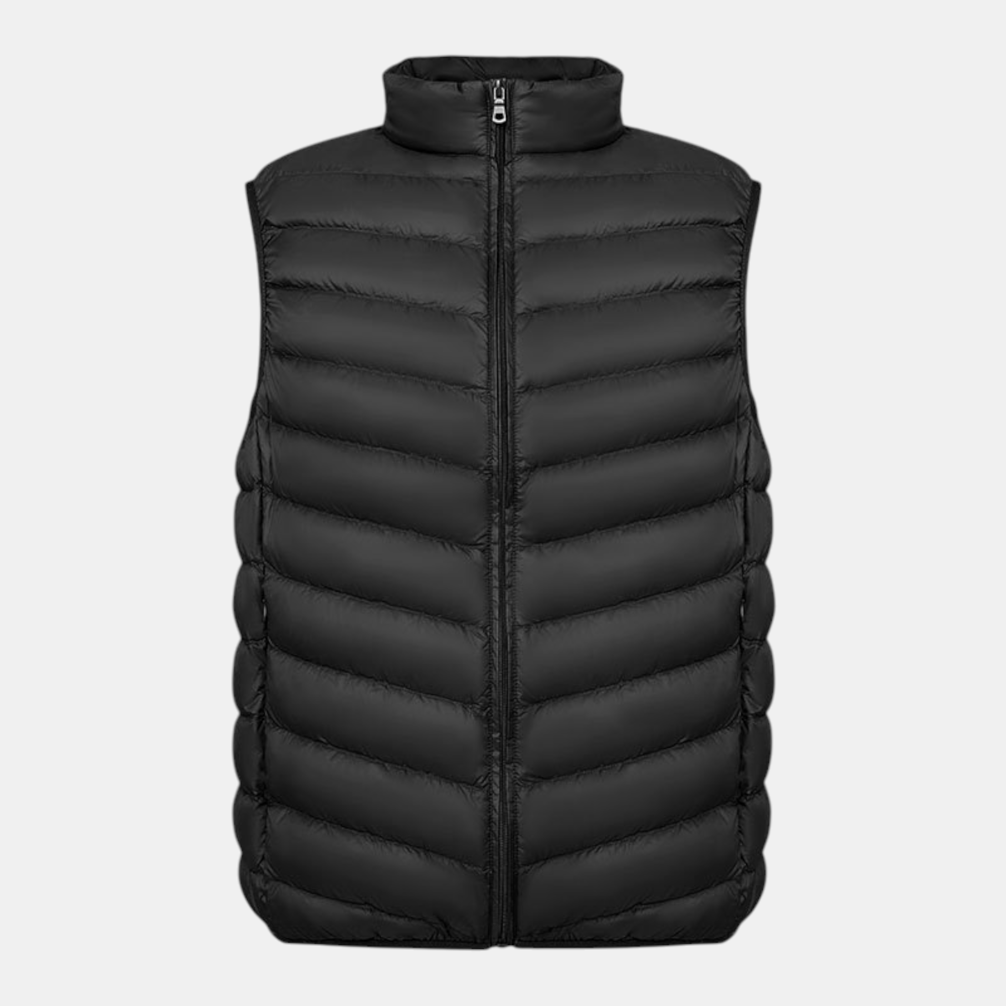 Valeniri | Men's Lightweight Stand Collar Sleeveless Zip Vest Classic Fit