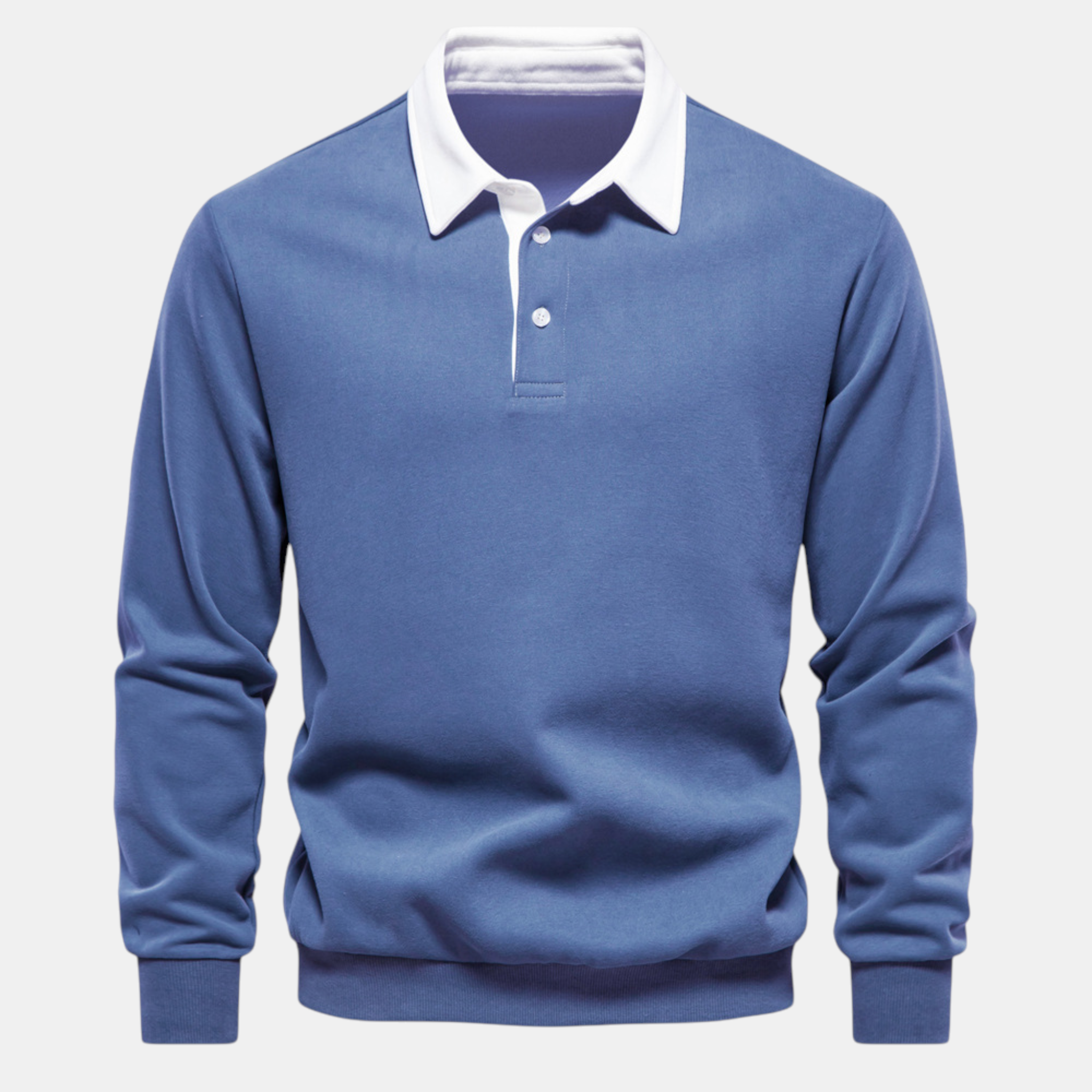 Valeniri | Men’s Long Sleeve Polo Sweater Classic Fit Casual Knit Top