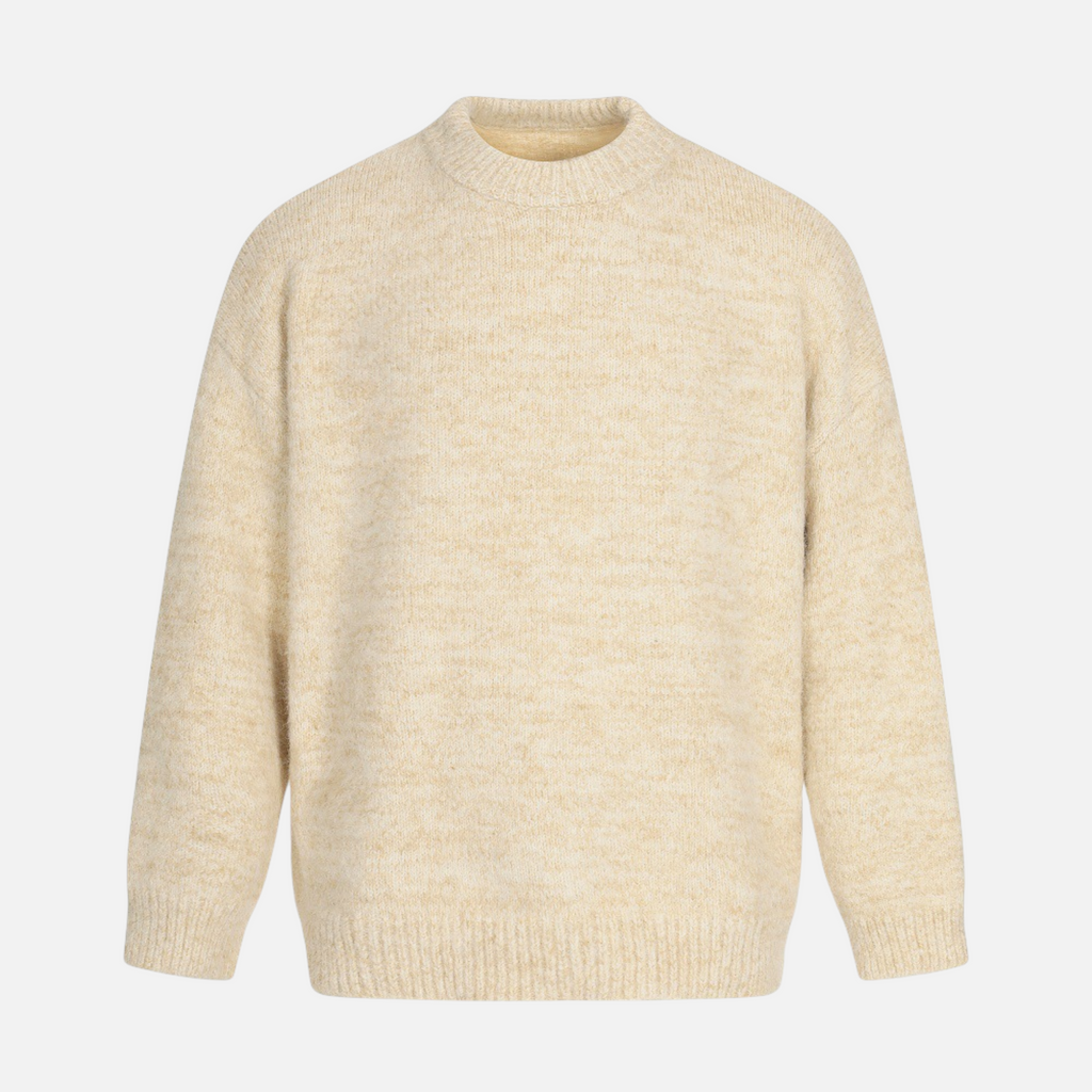 Valeniri | Men’s Mock Neck Jumper – Long Sleeve Knitted Sweater