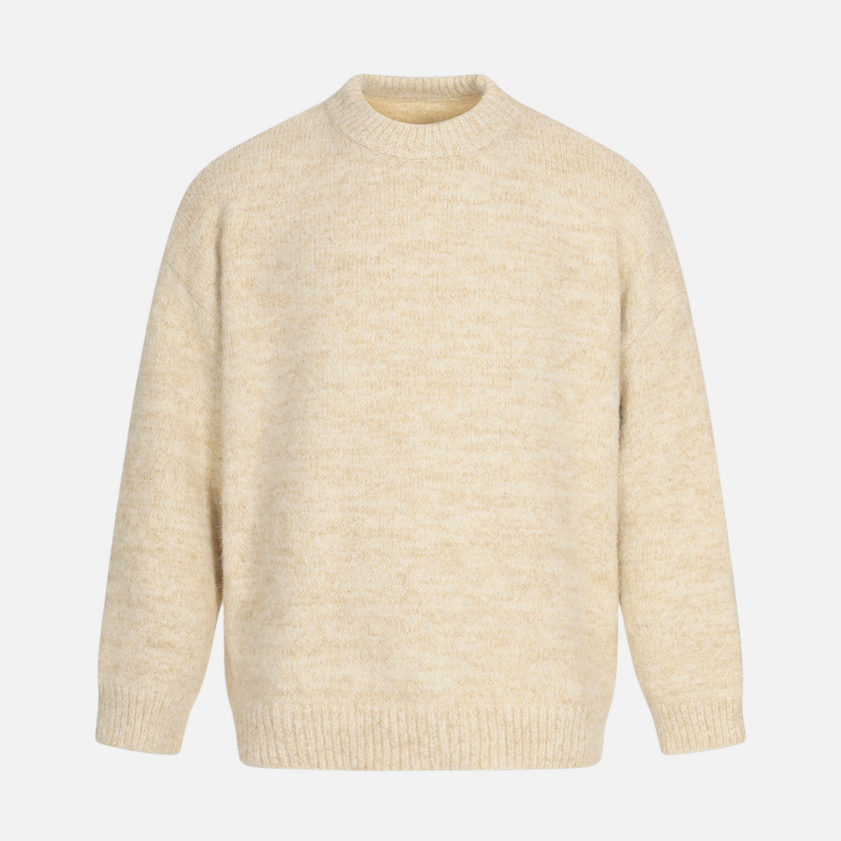 Valeniri | Men’s Mock Neck Jumper – Long Sleeve Knitted Sweater