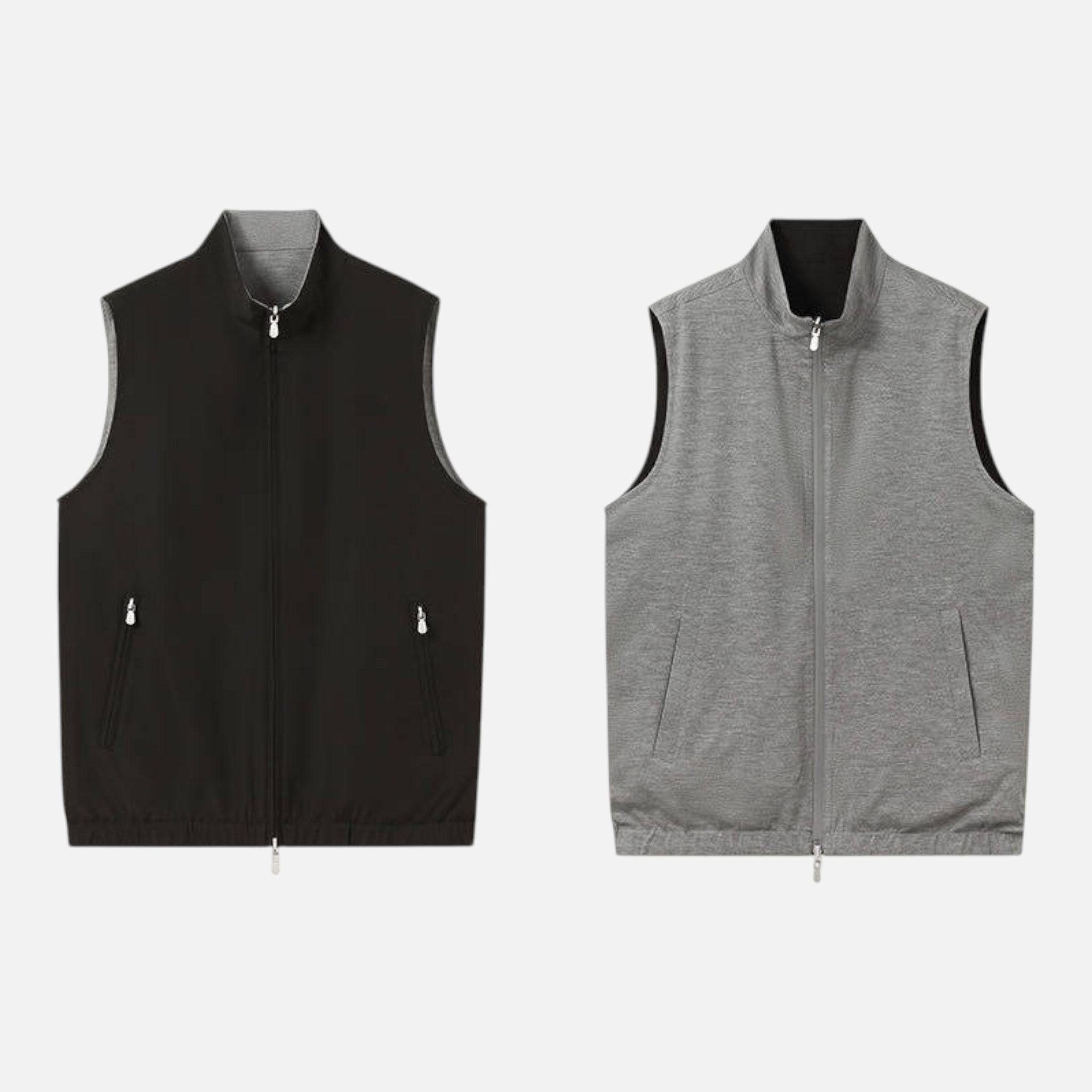 Valeniri | Men's Reversible Zip-Up Vest for Casual Layering
