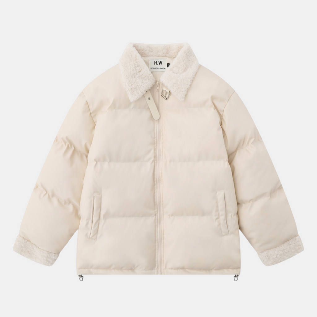 Valenri | Men's Fur Collar Puffer Jacket – Premium Cotton Coat