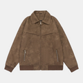 Valeniri | Men's Vintage PU Leather Jacket Classic Bomber Style
