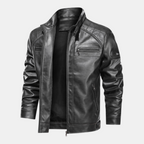 Valeniri | Men's Leather Jacket Classic Fit Premium Everyday Outerwear