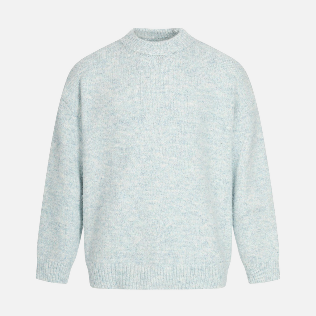 Valeniri | Men’s Mock Neck Jumper – Long Sleeve Knitted Sweater
