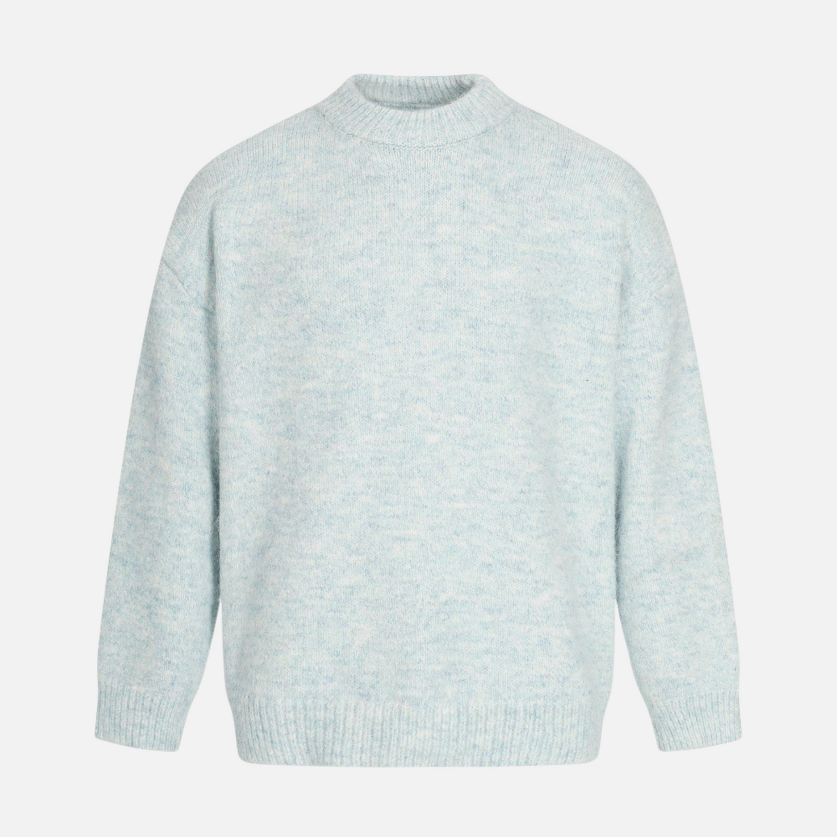 Valeniri | Men’s Mock Neck Jumper – Long Sleeve Knitted Sweater