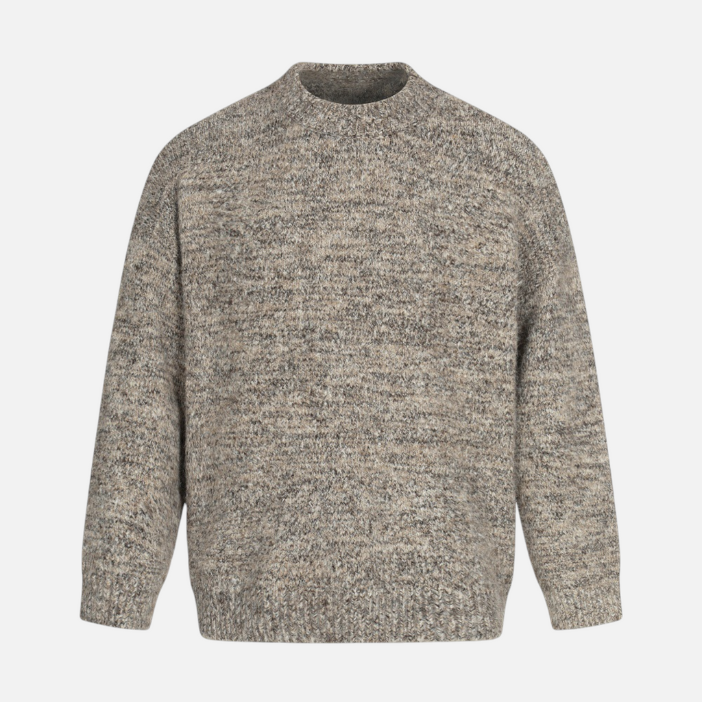 Valeniri | Men’s Mock Neck Jumper – Long Sleeve Knitted Sweater