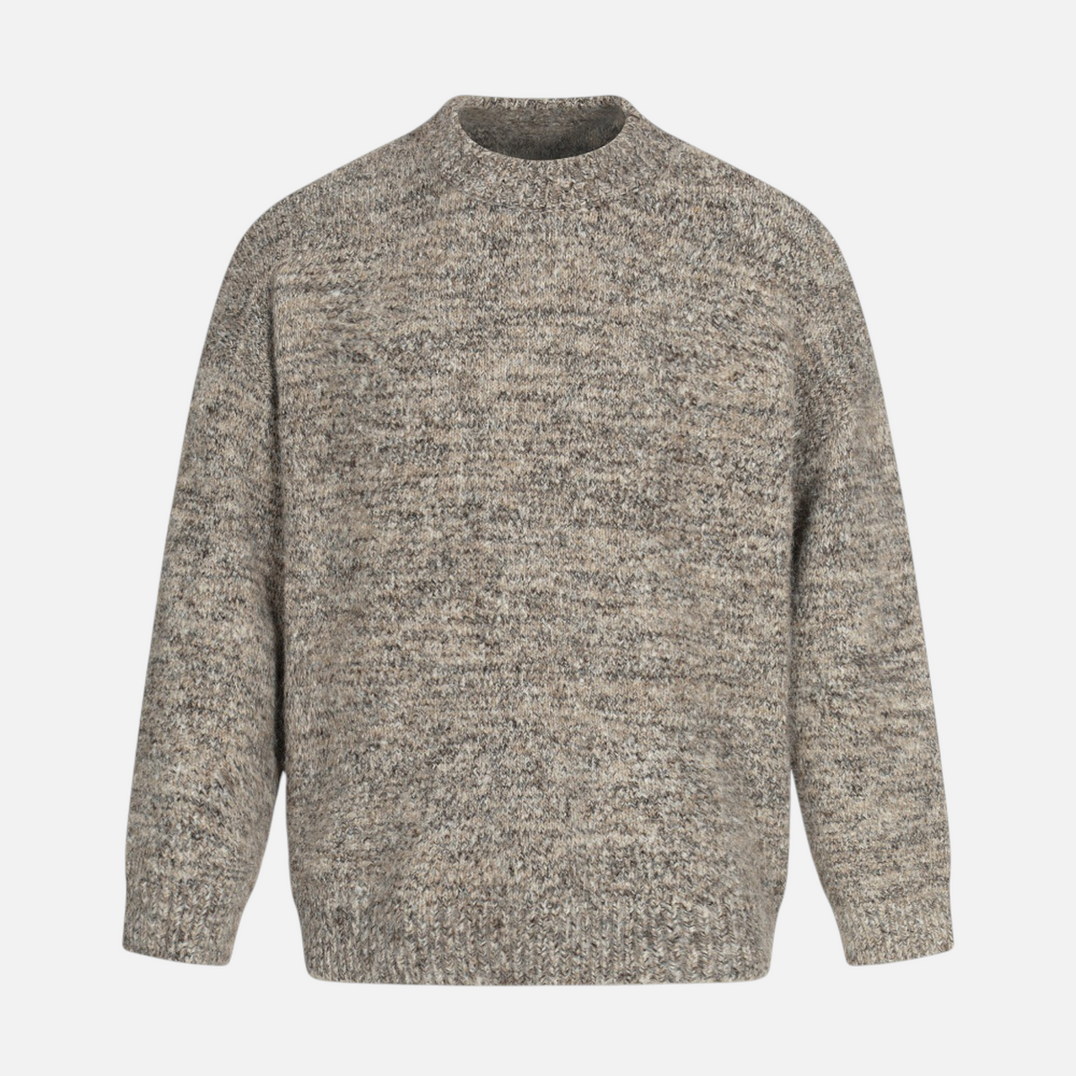 Valeniri | Men’s Mock Neck Jumper – Long Sleeve Knitted Sweater