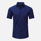 Valeniri | Men's Wrinkle Resistant Stretch Short Sleeve Button-Up Shirt