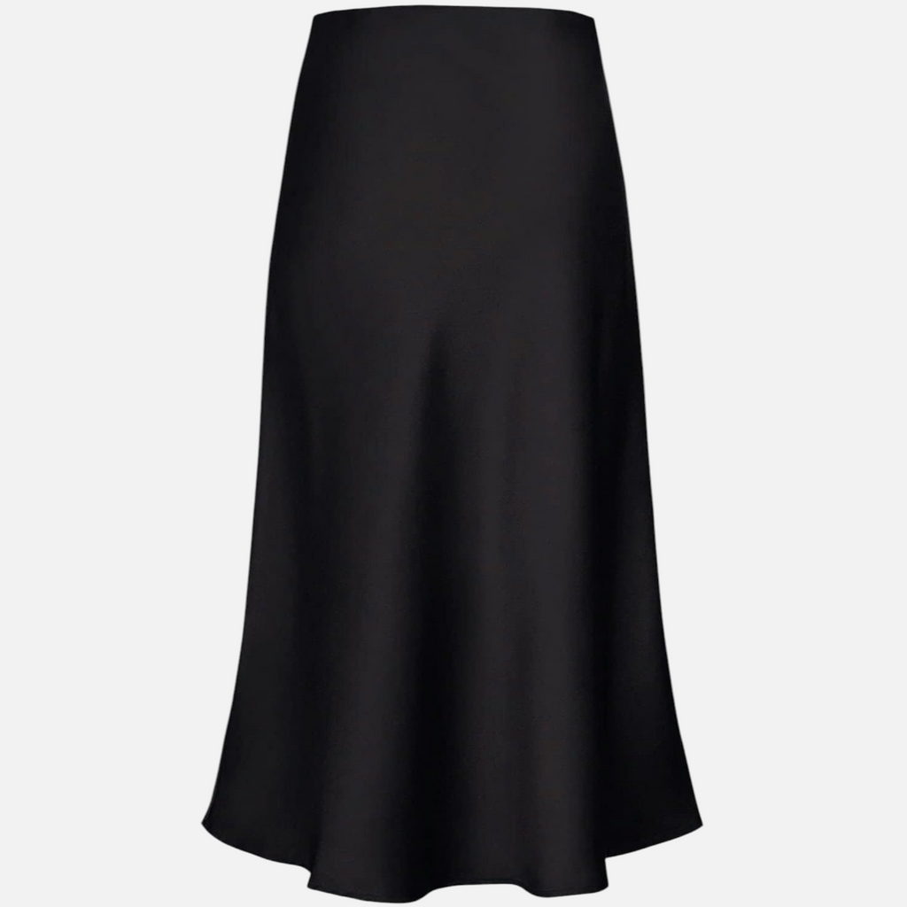 Valeniri | Women's Satin Maxi Skirt High Waist Fishtail Formal Skirt