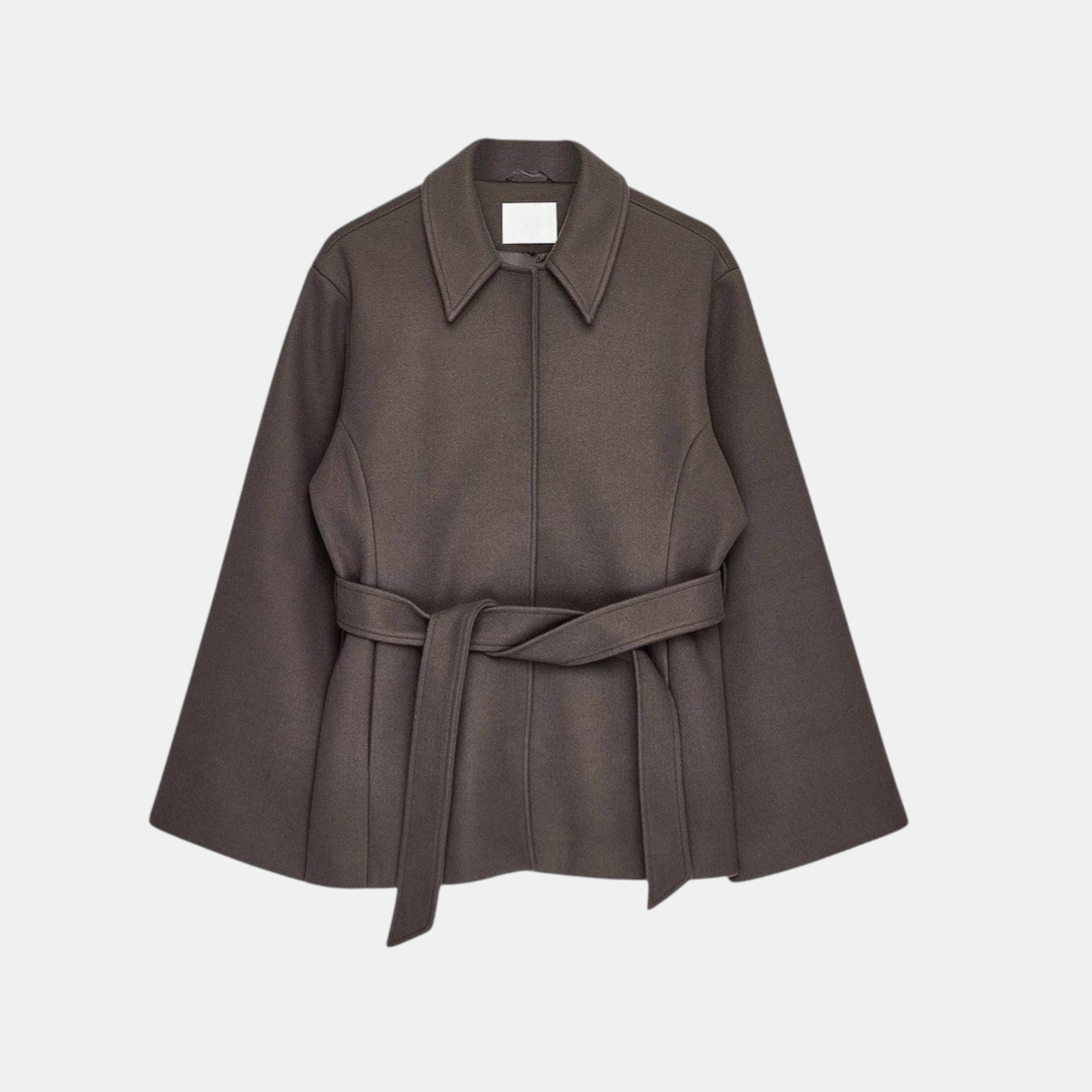 Valeniri | Women's Wool Blazer – Classic Tailored Belted Coat
