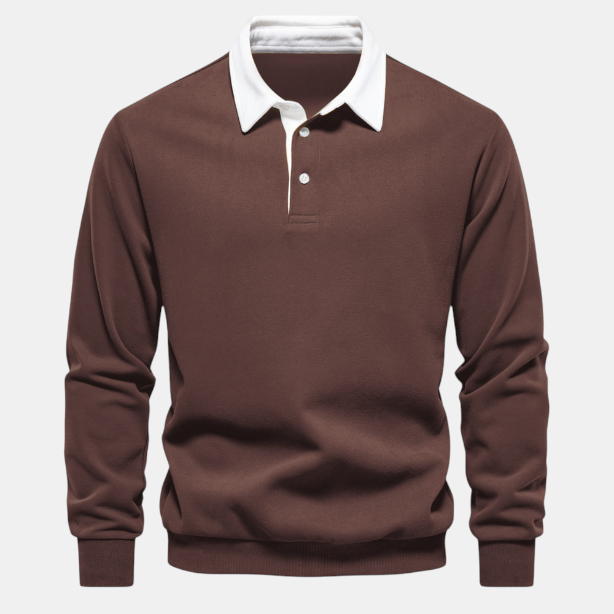 Valeniri | Men’s Long Sleeve Polo Sweater Classic Fit Casual Knit Top