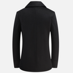 Valeniri | Men’s Wool Peacoat – Double Breasted Fitted Winter Coat