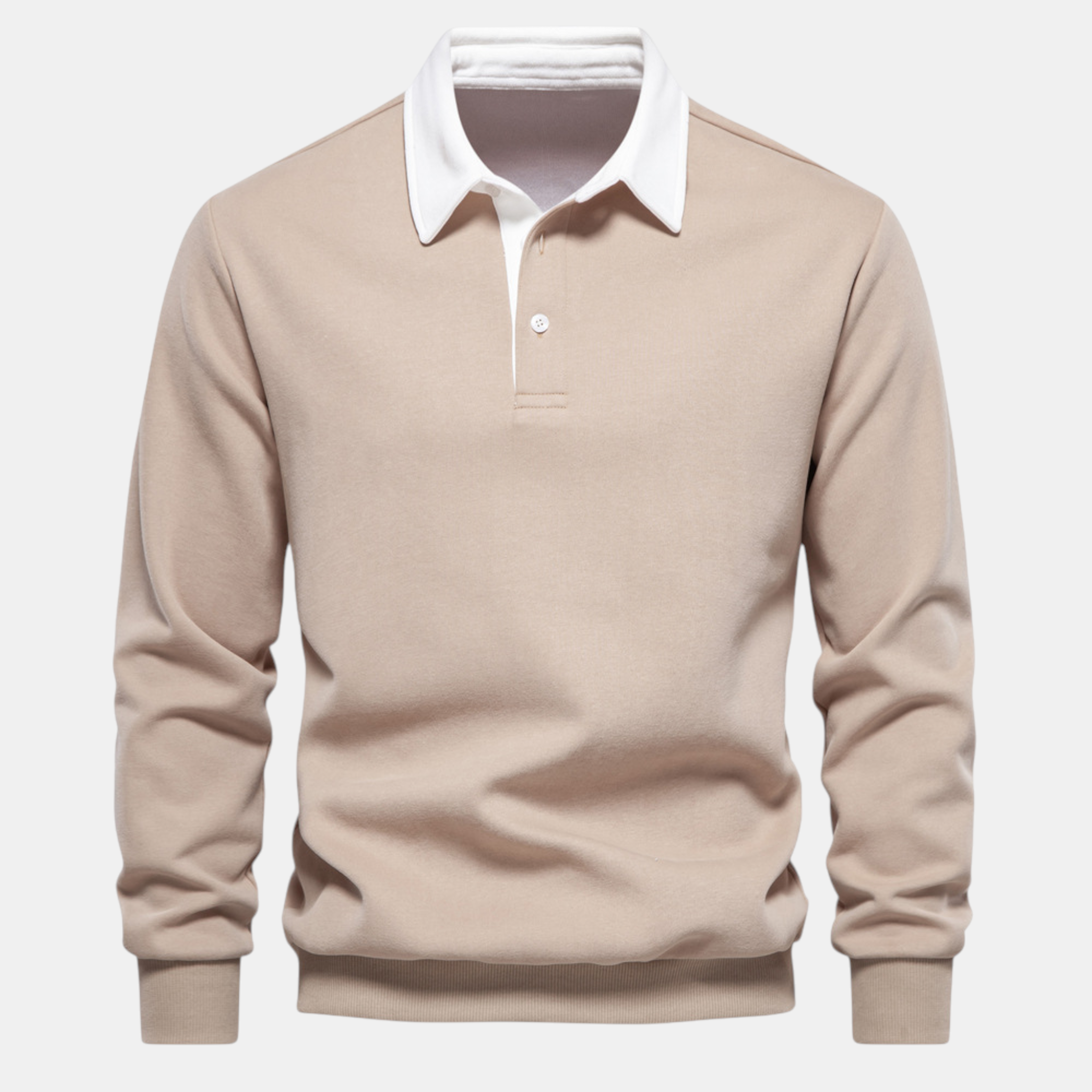 Valeniri | Men’s Long Sleeve Polo Sweater Classic Fit Casual Knit Top