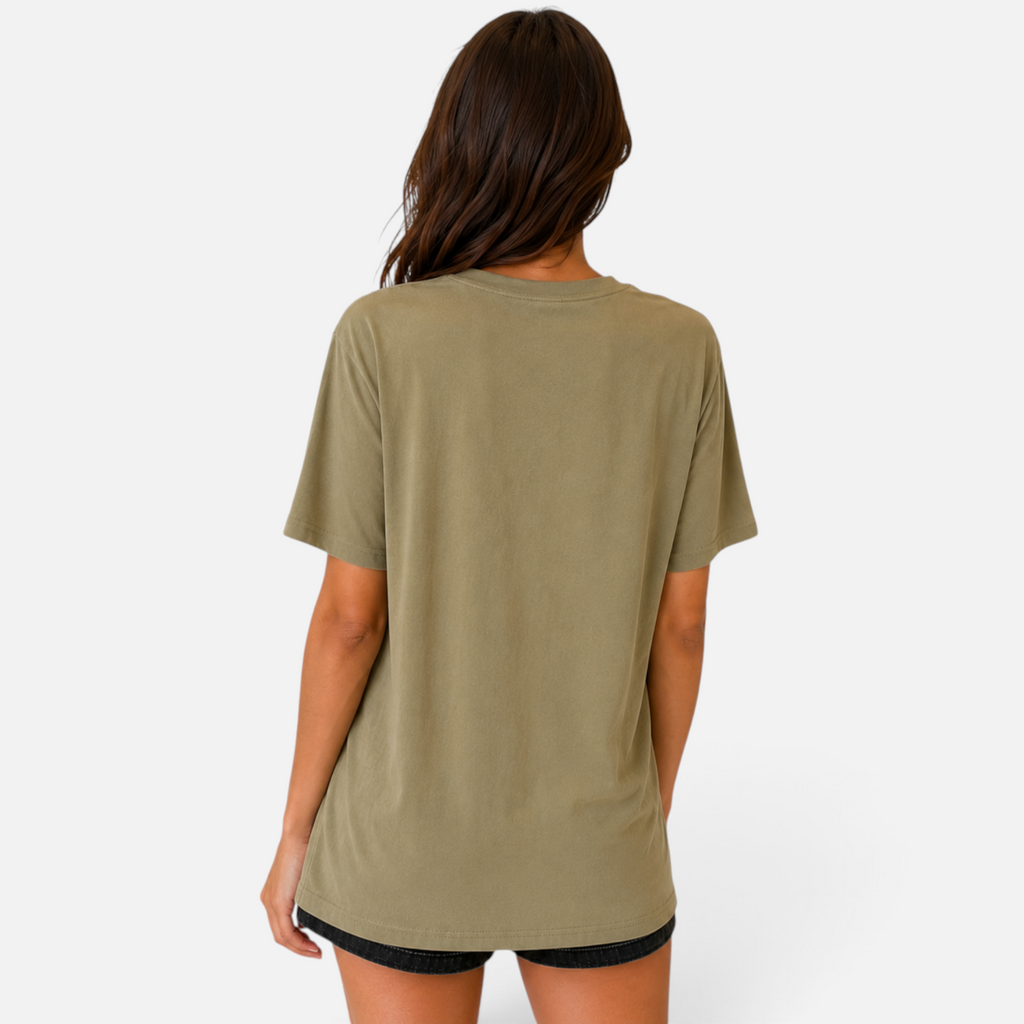 Valeniri | Women's Ruched Cotton Top – Slim Fit Short Sleeve Shirt