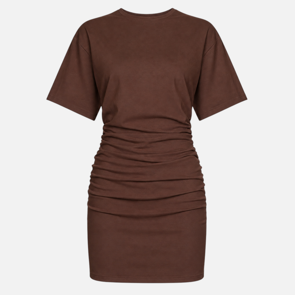 Valeniri | Women's Slim Fit Ruched Dress Elegant Midi Bodycon Dress