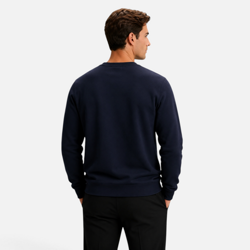 Valeniri | Men's Crew Neck Sweater – Fleece-Lined Casual Pullover