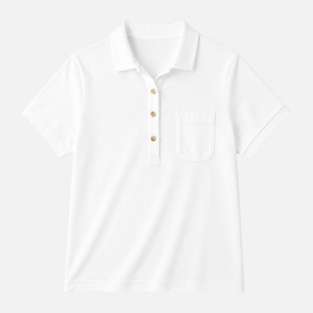 Valeniri | Women's Polo Shirt Short Sleeve Casual Pocket Top