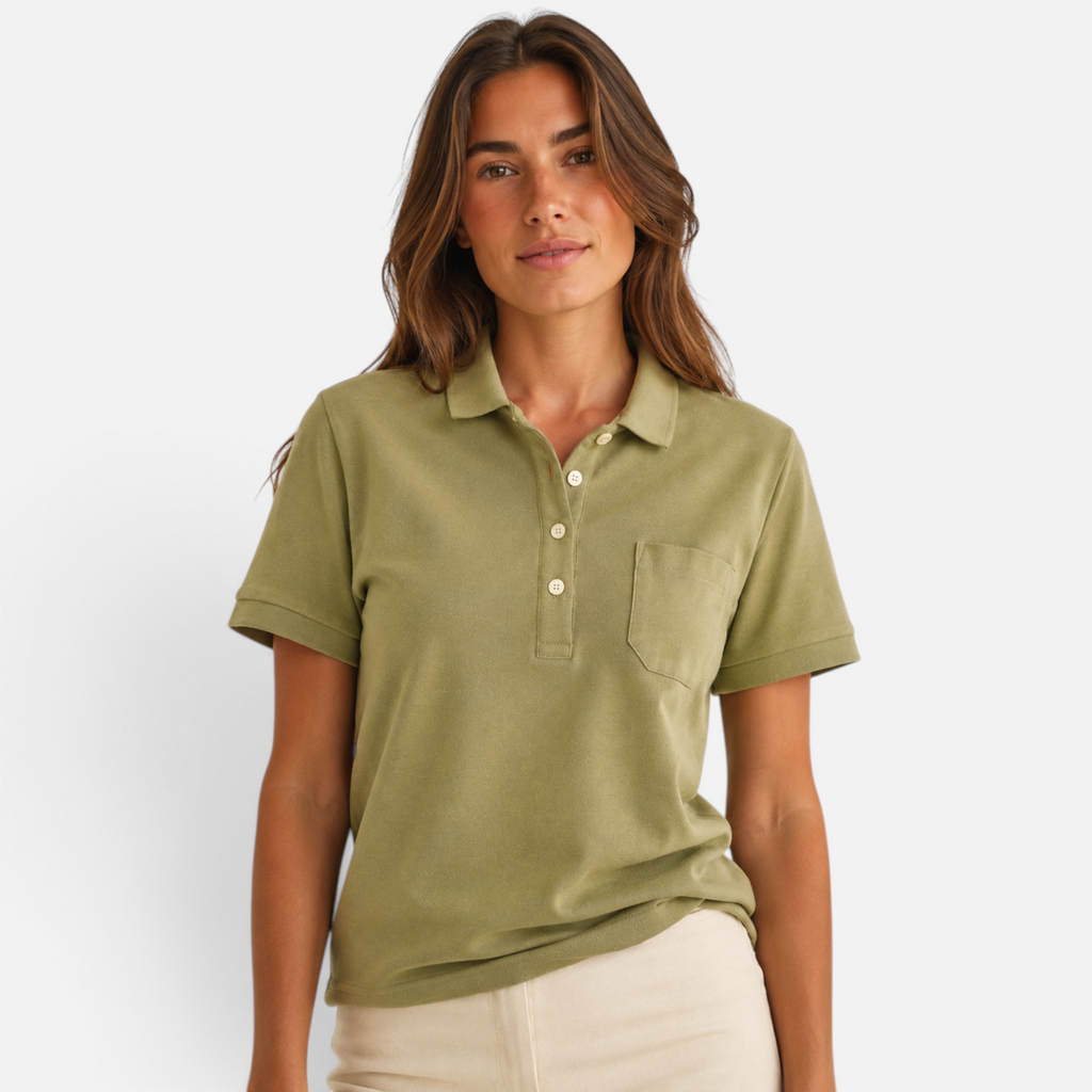 Valeniri | Women's Polo Shirt Short Sleeve Casual Pocket Top