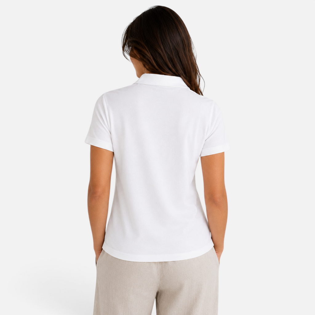 Valeniri | Women's Polo Shirt Short Sleeve Casual Pocket Top