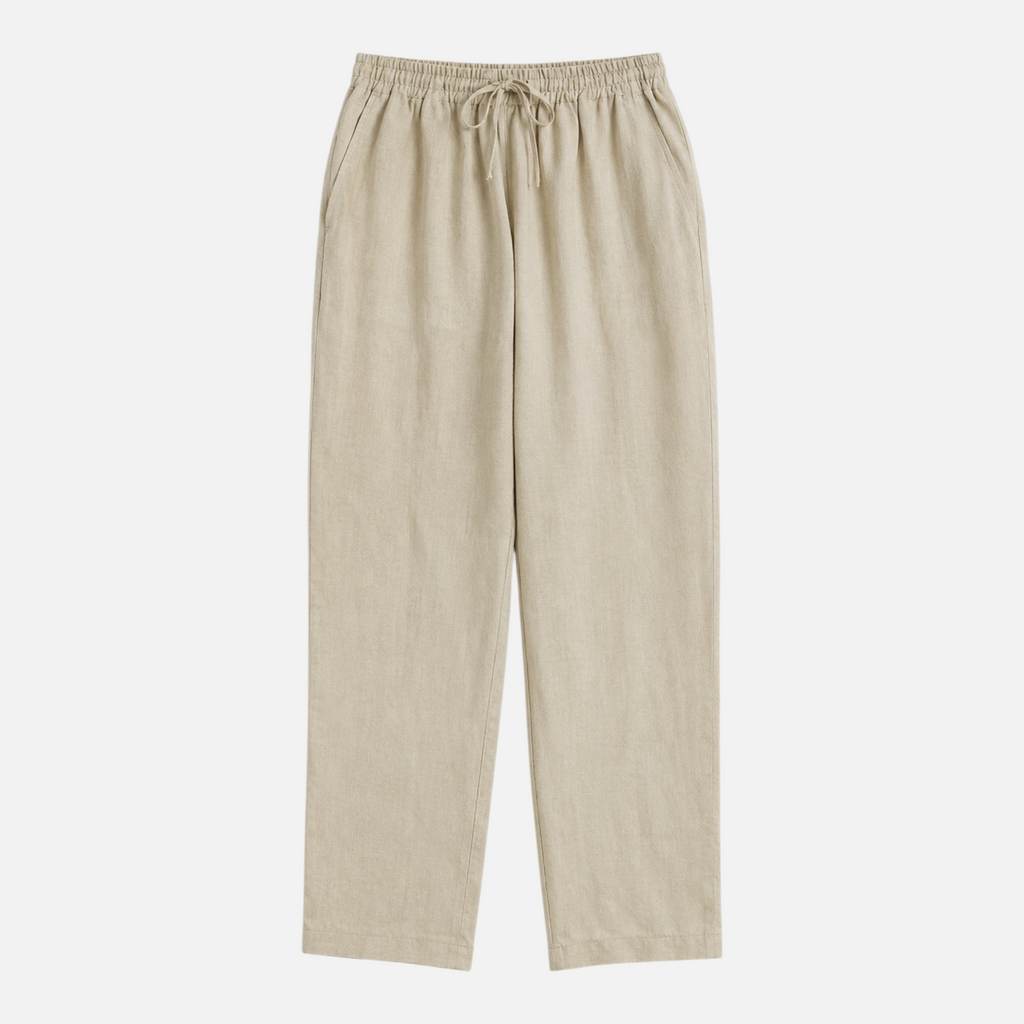 Valeniri | Men's Linen Pants Breathable Relaxed Fit Casual Trousers