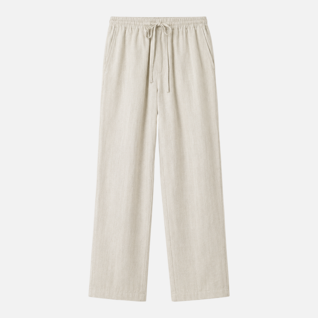 Valeniri | Men's Linen Pants Breathable Relaxed Fit Casual Trousers