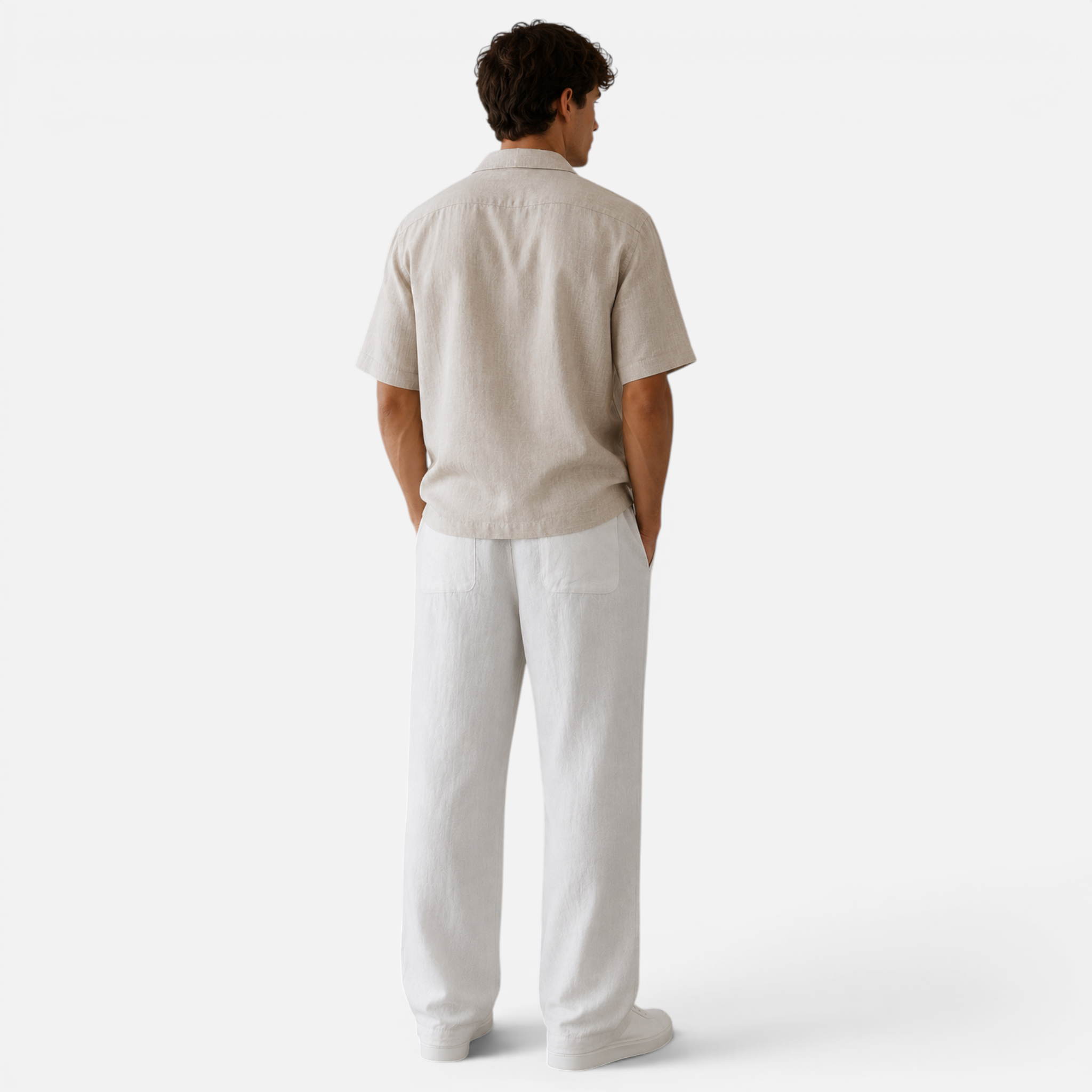 Valeniri | Men's Linen Pants Breathable Relaxed Fit Casual Trousers