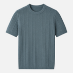 Valeniri | Men's Short Sleeve Knit T-Shirt Timeless Relaxed Fit