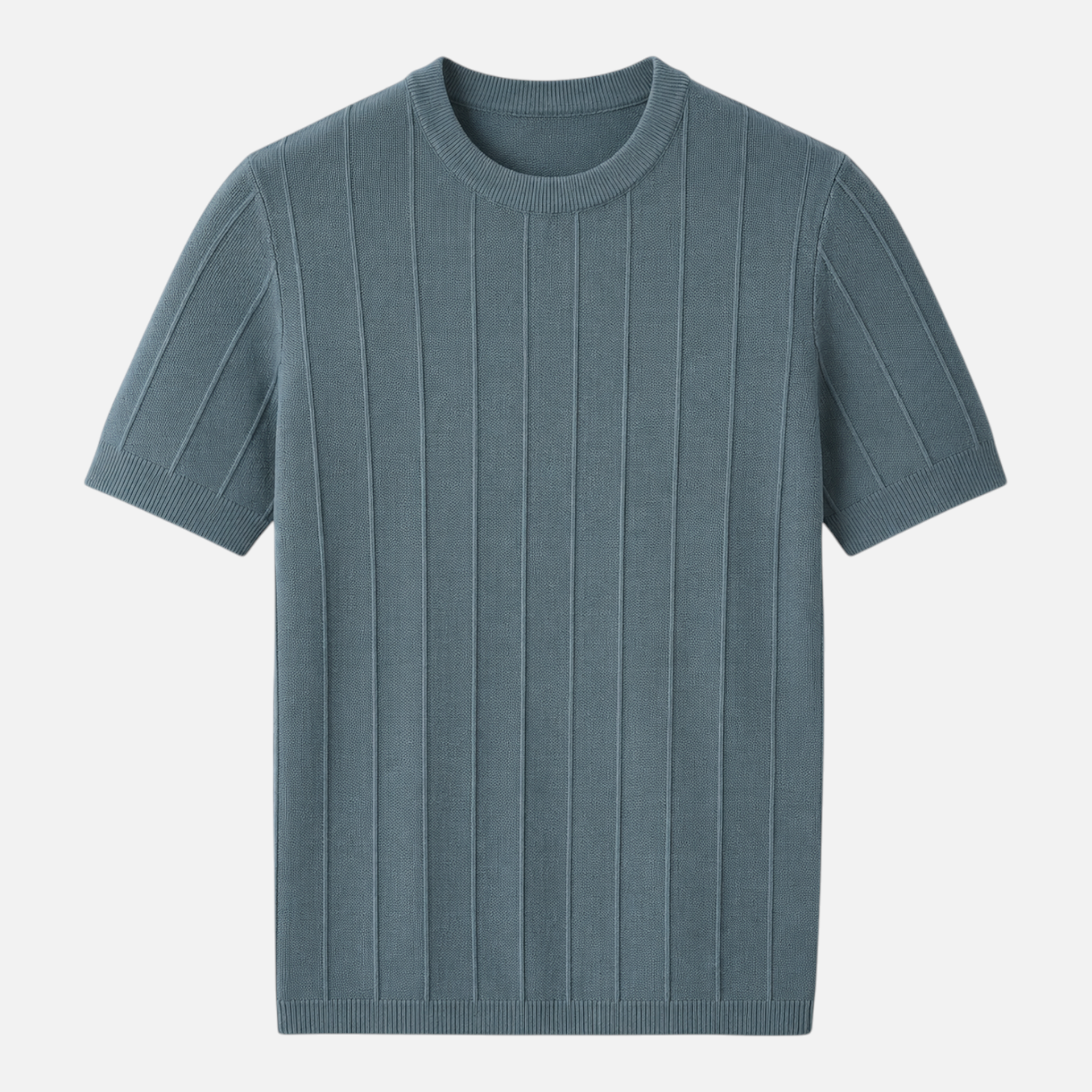 Valeniri | Men's Short Sleeve Knit T-Shirt Timeless Relaxed Fit