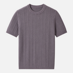 Valeniri | Men's Short Sleeve Knit T-Shirt Timeless Relaxed Fit