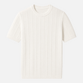 Valeniri | Men's Short Sleeve Knit T-Shirt Timeless Relaxed Fit