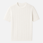 Valeniri | Men's Short Sleeve Knit T-Shirt Timeless Relaxed Fit