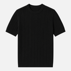 Valeniri | Men's Short Sleeve Knit T-Shirt Timeless Relaxed Fit