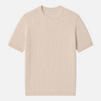 Valeniri | Men's Short Sleeve Knit T-Shirt Timeless Relaxed Fit