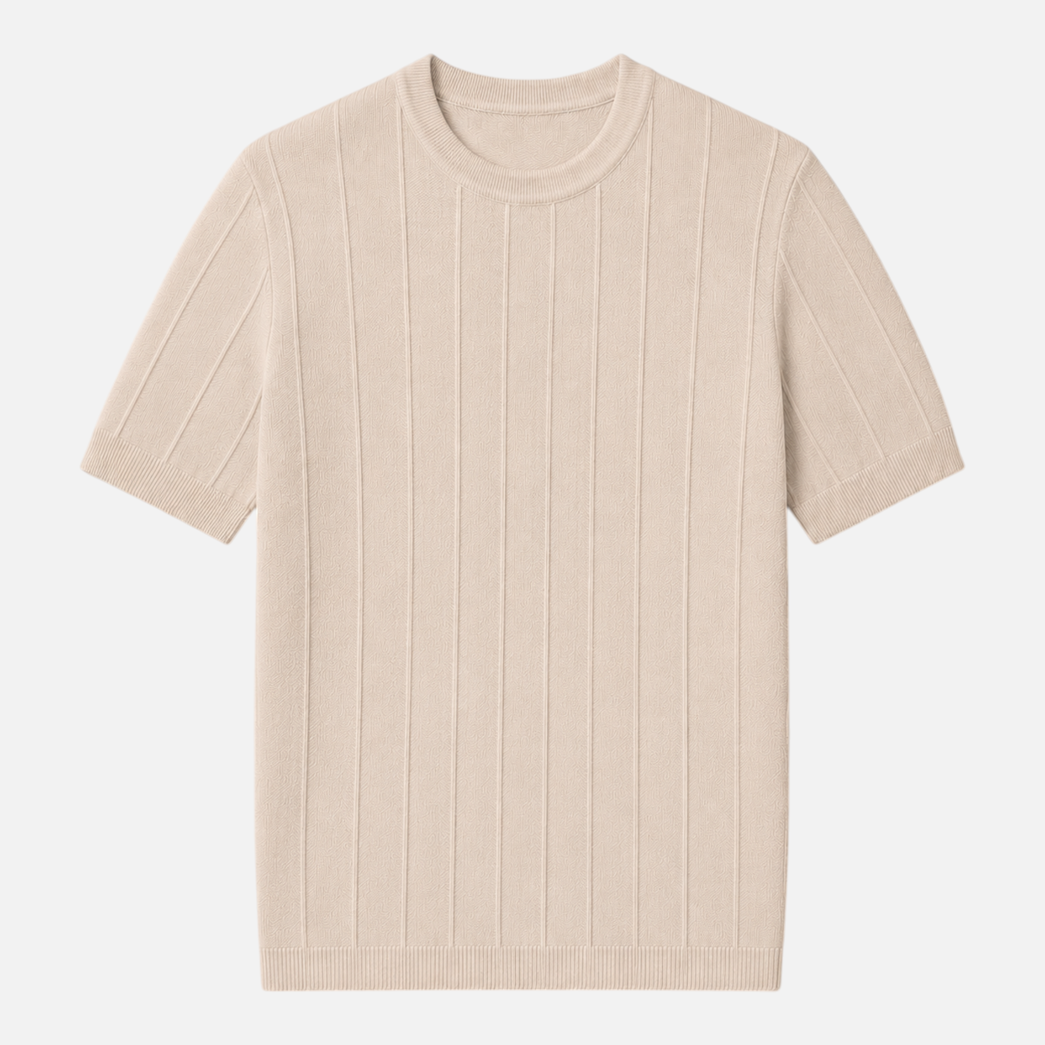 Valeniri | Men's Short Sleeve Knit T-Shirt Timeless Relaxed Fit