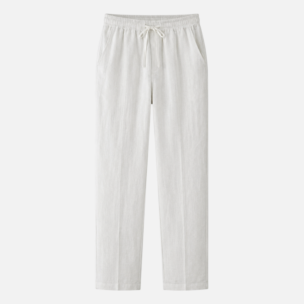 Valeniri | Men's Linen Pants Breathable Relaxed Fit Casual Trousers