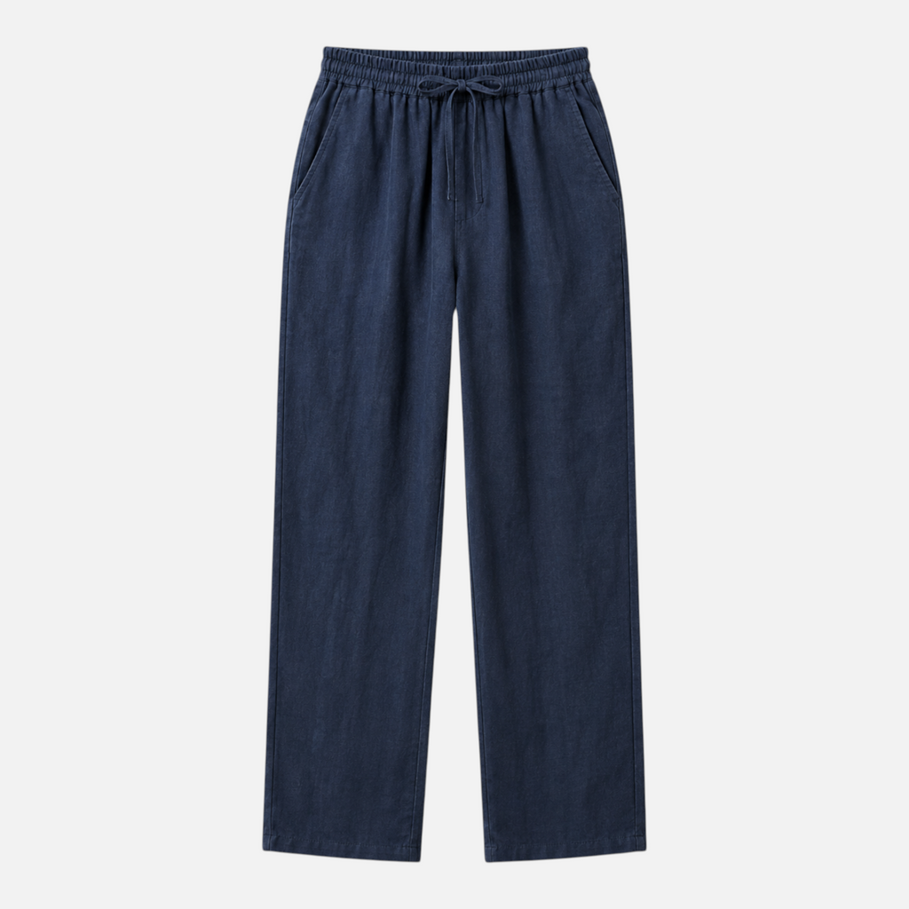 Valeniri | Men's Linen Pants Breathable Relaxed Fit Casual Trousers