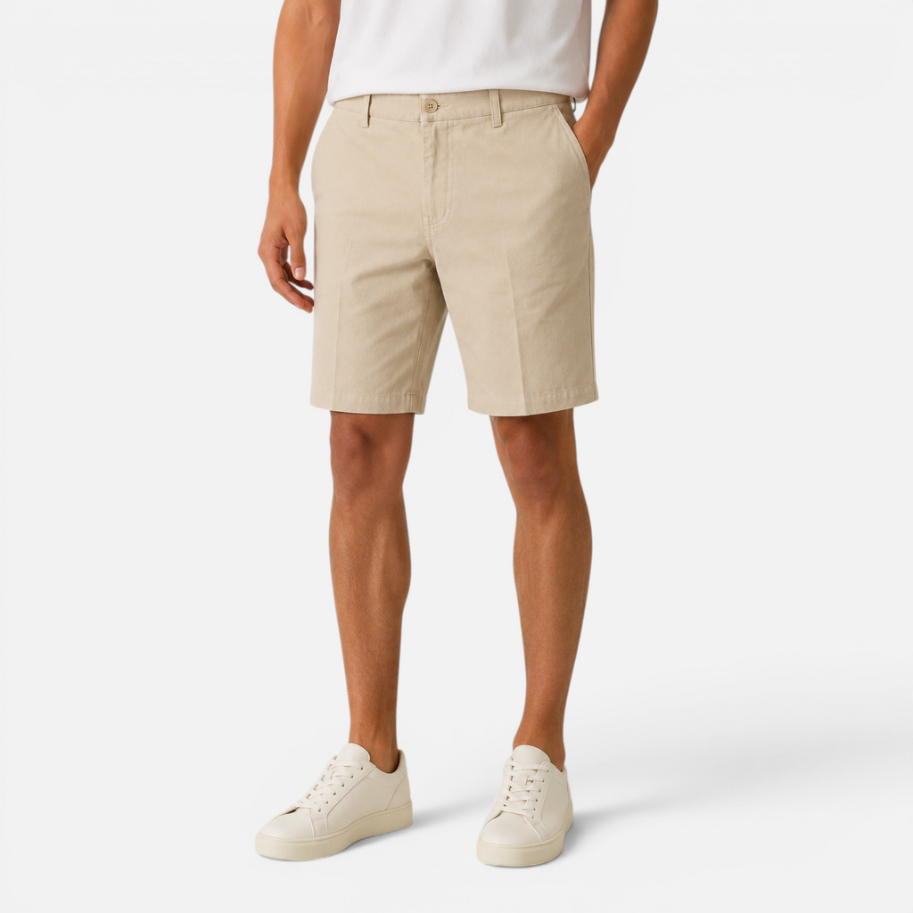 Valeniri | Men's Chino Shorts Classic Straight Fit Casual Cotton
