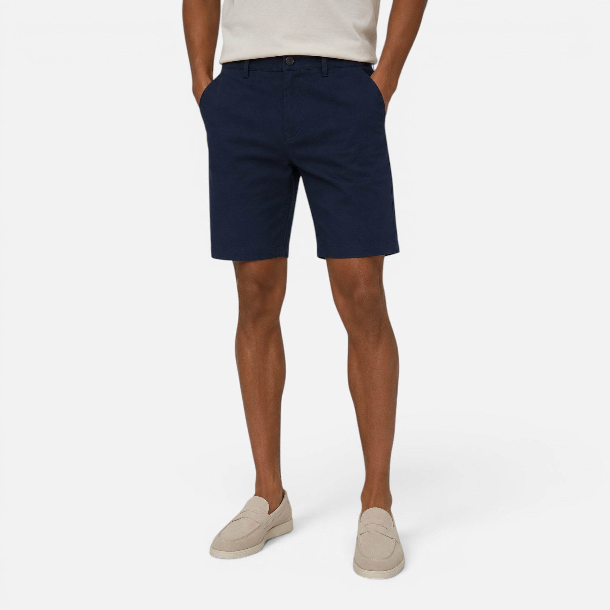 Valeniri | Men's Chino Shorts Classic Straight Fit Casual Cotton