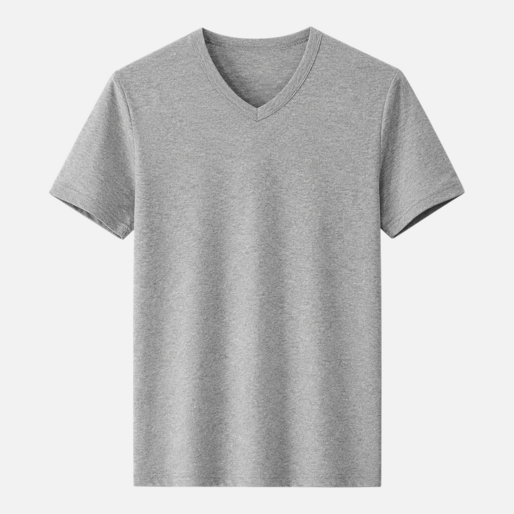 Valeniri | Men's V-Neck T-Shirt Slim Fit Cotton Everyday Wear