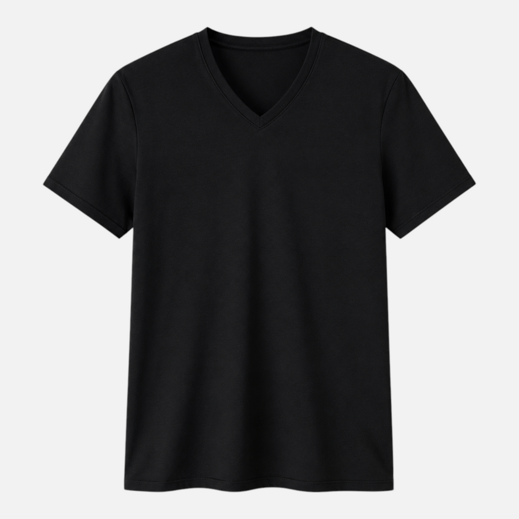 Valeniri | Men's V-Neck T-Shirt Slim Fit Cotton Everyday Wear