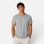 Valeniri | Men's V-Neck T-Shirt Slim Fit Cotton Everyday Wear