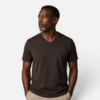 Valeniri | Men's V-Neck T-Shirt Slim Fit Cotton Everyday Wear