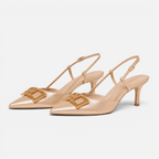 Valeniri | Women's Pointed Toe Kitten Heels Sandals – Elegant Dress Shoes