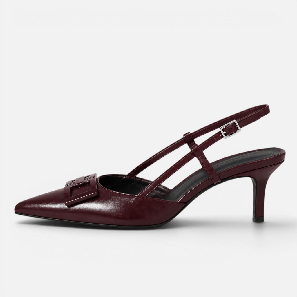 Valeniri | Women's Pointed Toe Kitten Heels Sandals – Elegant Dress Shoes