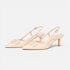 Valeniri | Women's Pointed Toe Kitten Heels Sandals – Elegant Dress Shoes