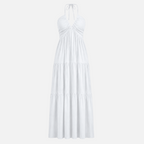 Valeniri | Women's Halter Maxi Dress Elegant Open Back Dress