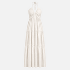 Valeniri | Women's Halter Maxi Dress Elegant Open Back Dress