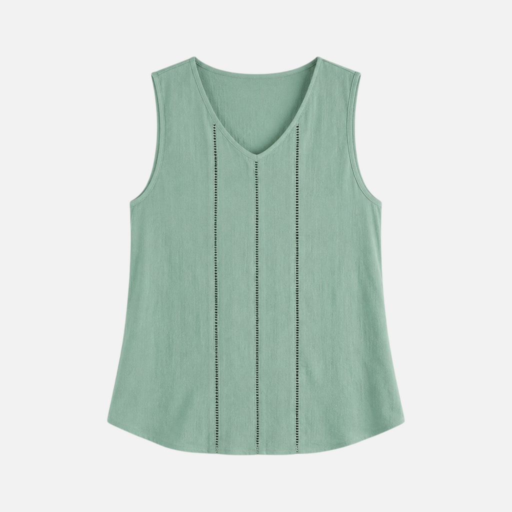 Valeniri | Women's Sleeveless Lace Tank Top Hollow Out Casual Cami